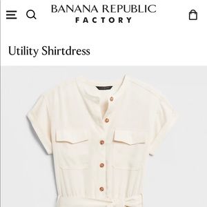 Brand New never worn Banana Republic Utility Dress